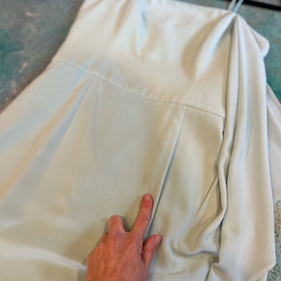 Pastel Seagreen Halston Gown - Picture 14 of 15